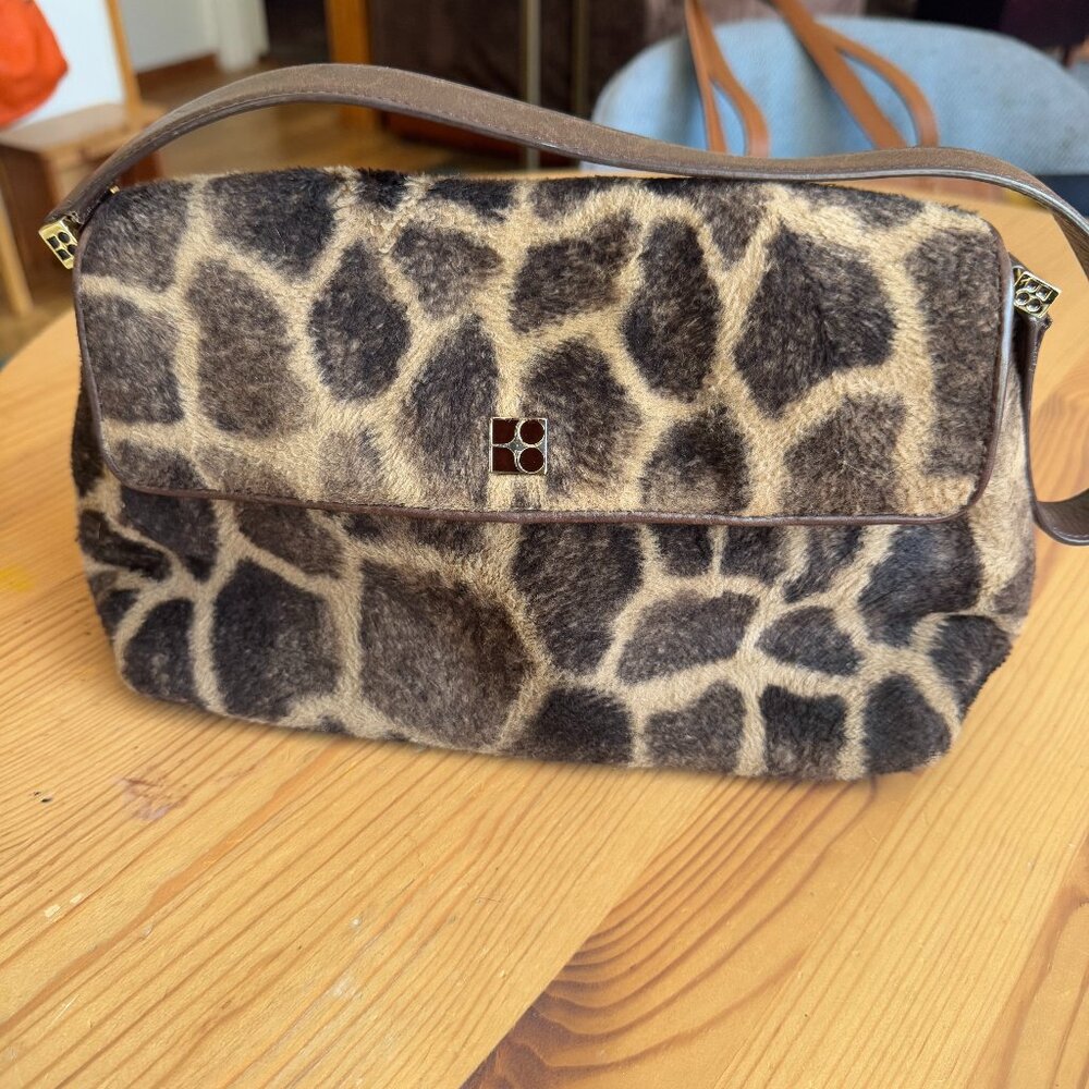 Kate Spade New York Giraffe Print Haircalf Shoulder Bag – Rare Find